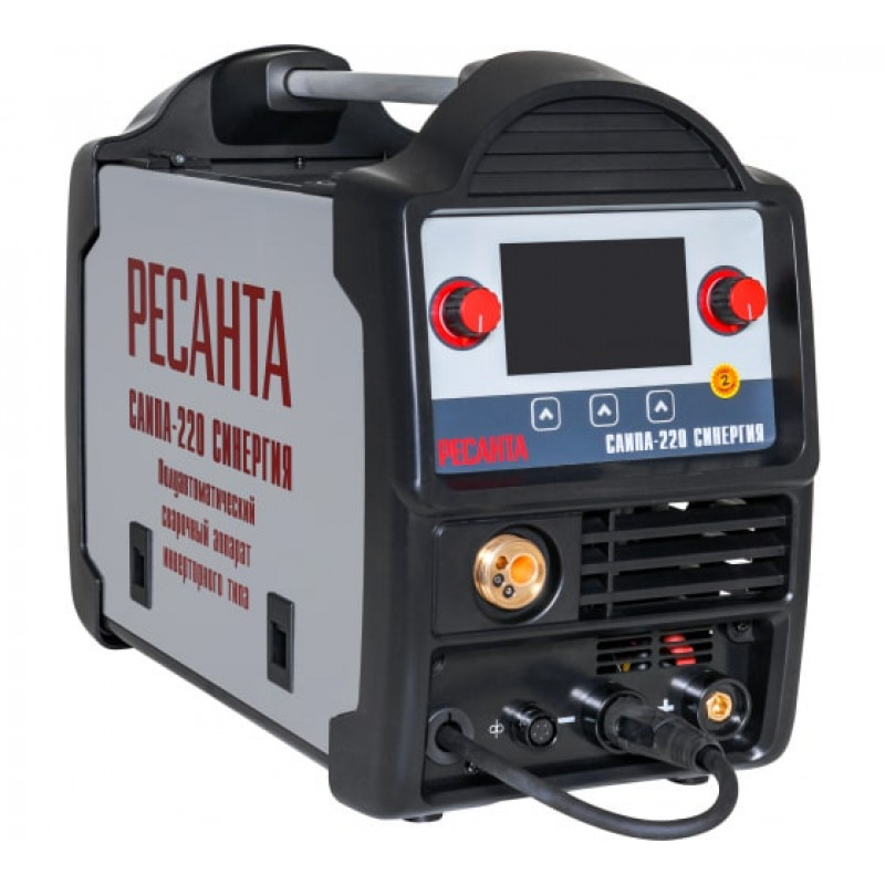 Сварочный полуавтомат Ресанта САИПА-220 СИНЕРГИЯ /MIG/MAG/ 65/75