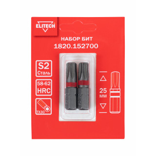 Биты TORX30 25мм 2шт 1820.152700